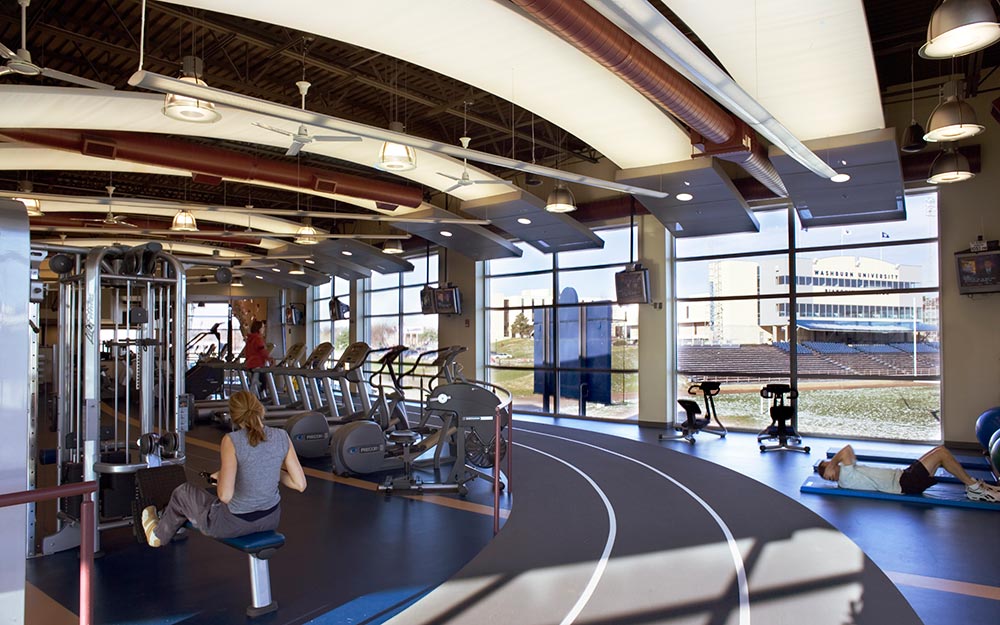 Washburn University Student Recreation and Wellness Center.